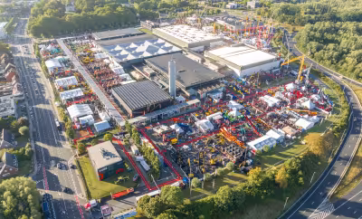 Kortrijk xpo site tijdens Matexpo